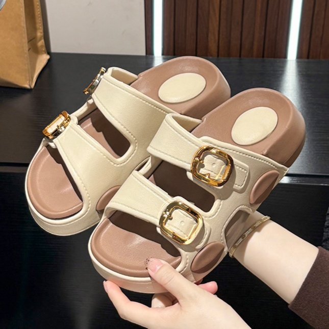 개성 넘치는 디자인 버켄 여성 샌들