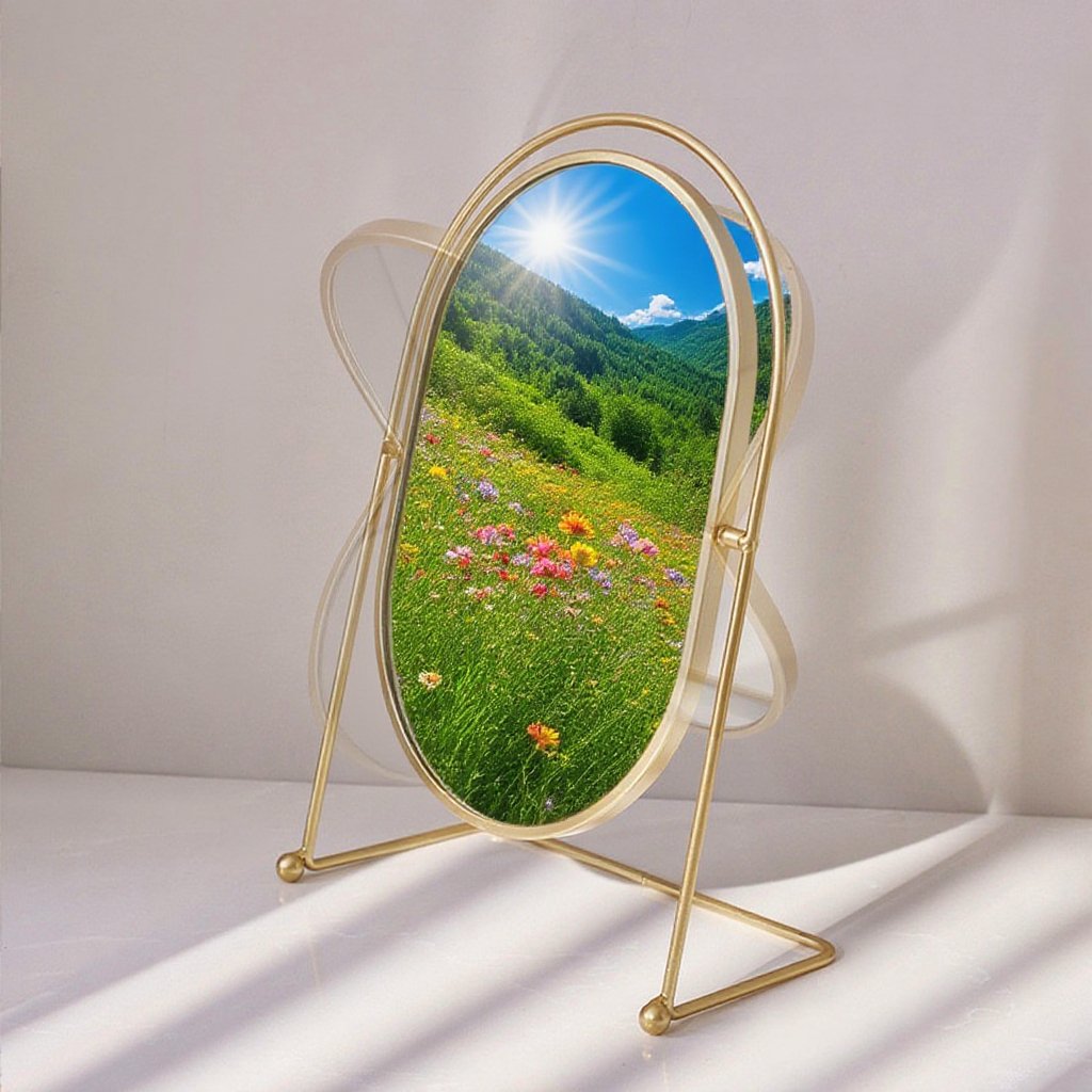 철예로 제작된 내구성 좋은 경사 거울