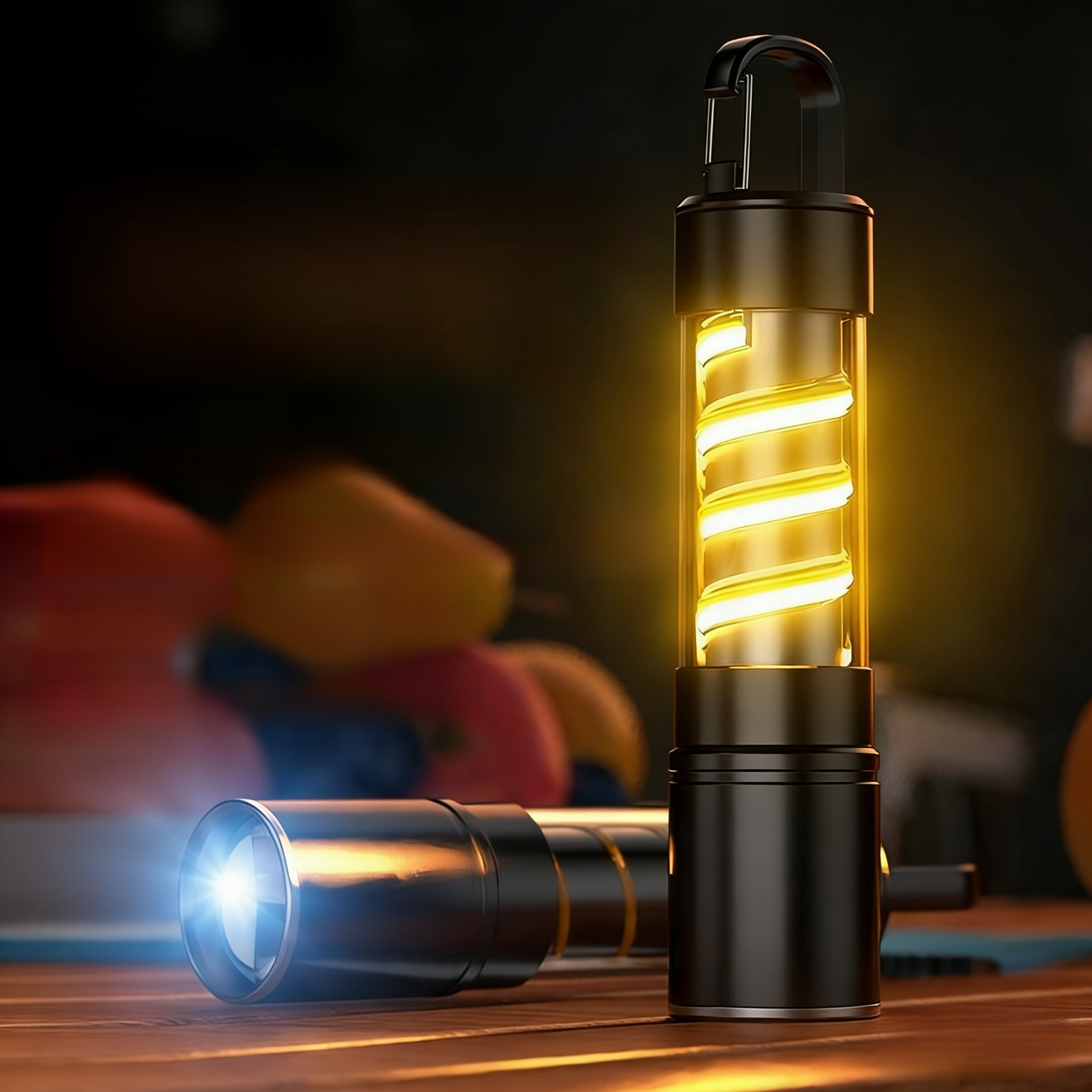 Lampe torche de camping longue durée à haute puissance