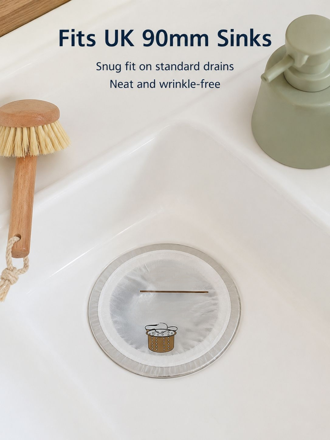 Easy-to-Use Disposable Garbage Filter for Kitchen Sinks