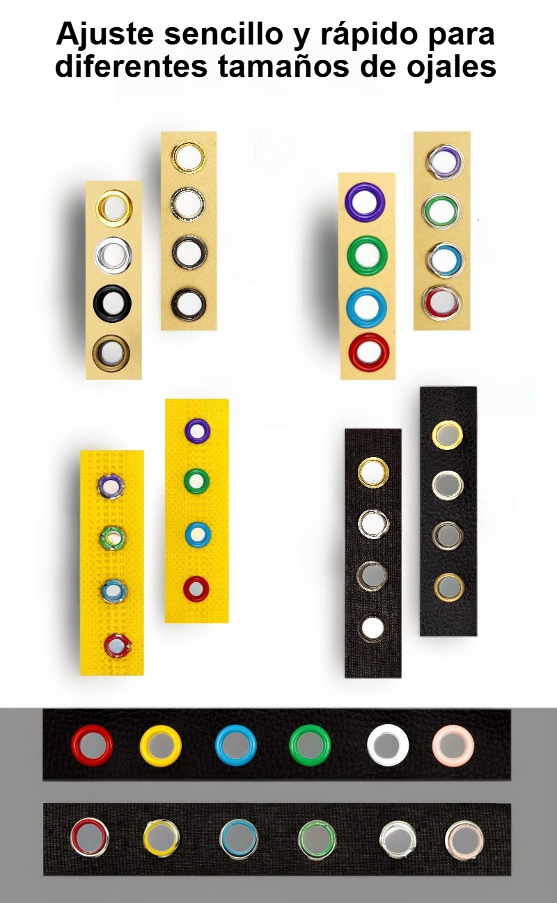 Herramienta multifunción para ojales y chasquido