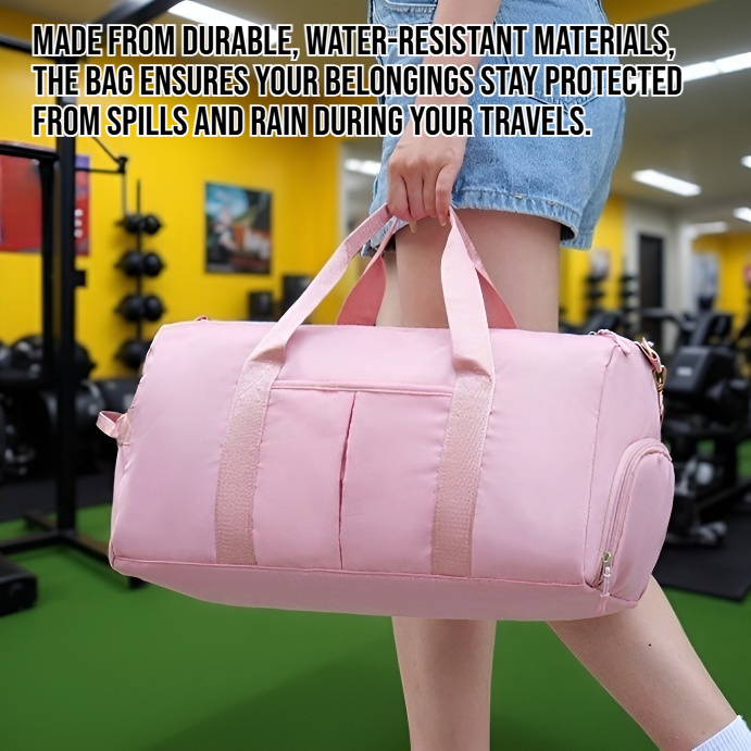 Multifunctional travel storage bag with wet and dry separation