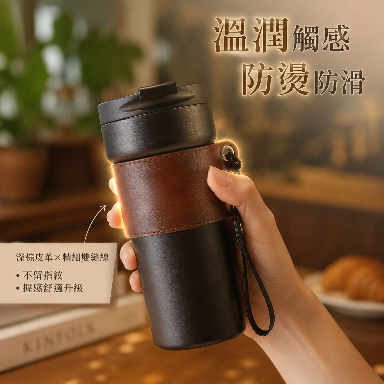 時尚便攜保溫杯，適合男士女士，冷熱皆宜