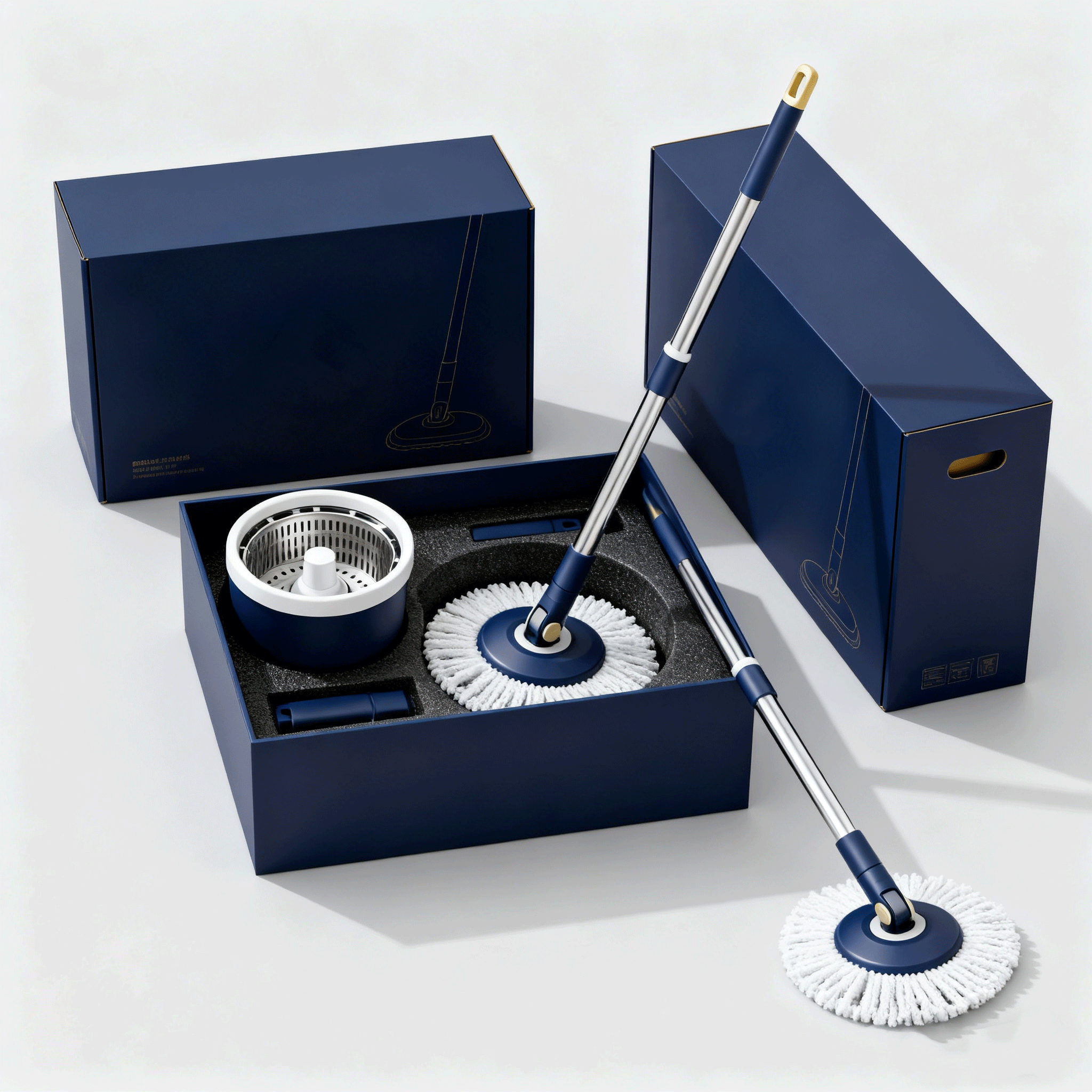 Otočný úklidový mop set