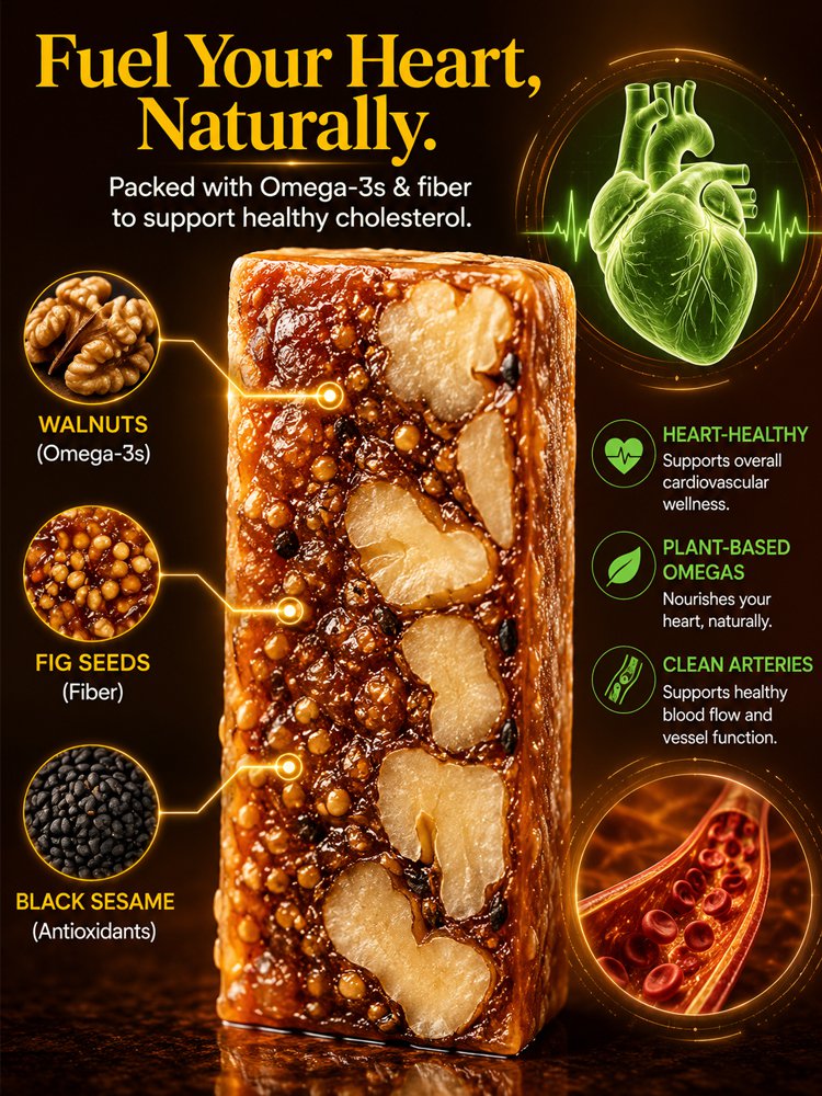4-in-1 Fig Pie with Walnut & Black Sesame---Instant Fatigue Relief & All-Day Focus