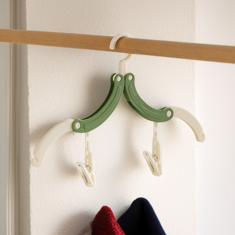  휴대용 접이식 옷걸이