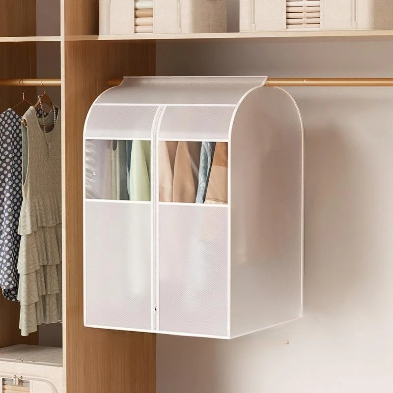 의류 더스트 커버 코트 투명 방습 커버 옷장 걸이 투명 방회 투명 코트 커버