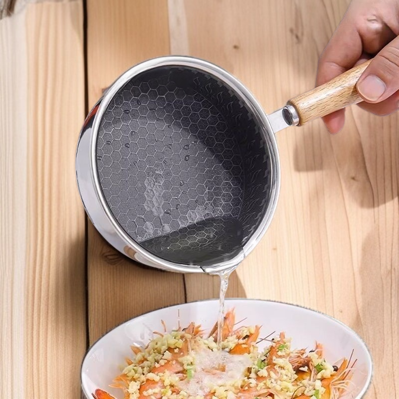 Induction Cooker Special Non-Stick Splash Frying Pan