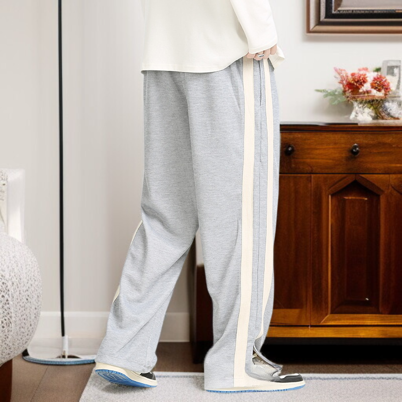男性春秋カジュアルパンツゆるい長ズボンストレートカップル秋カジュアルパンツ