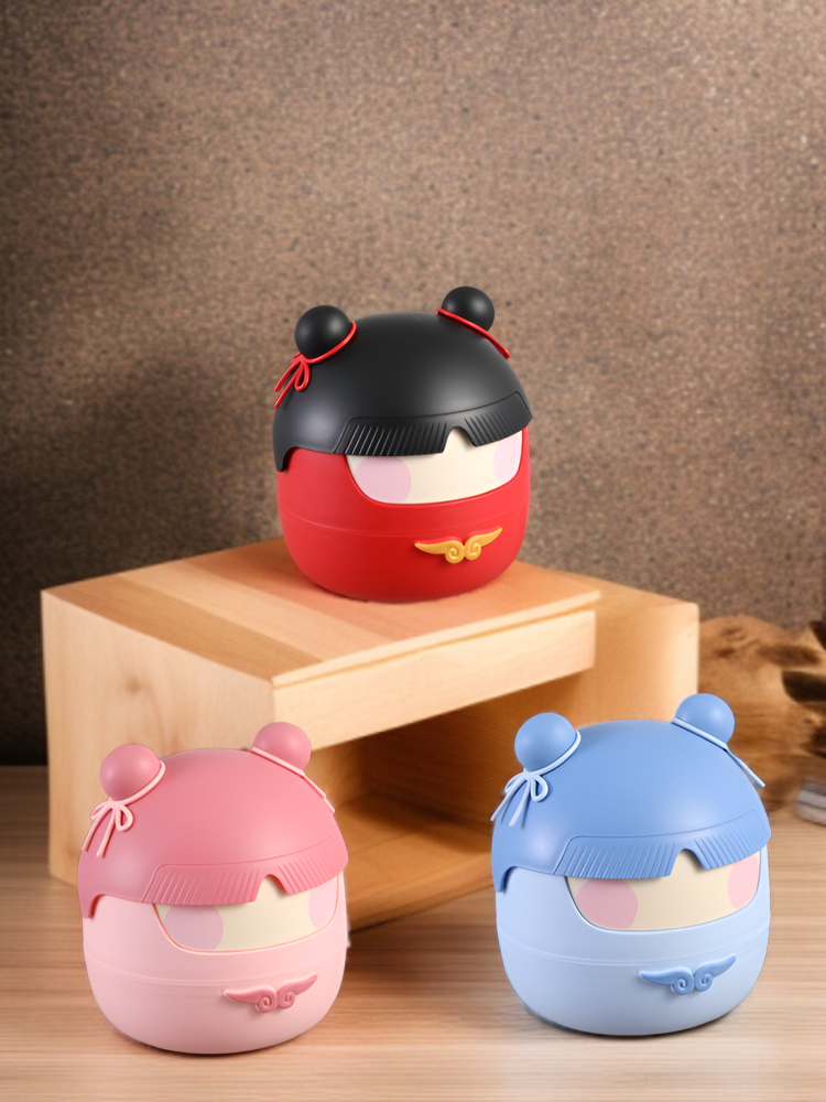 탁상용 미니 휴지통 수납함 큐티 굿즈 큐티 탁상용 수납통