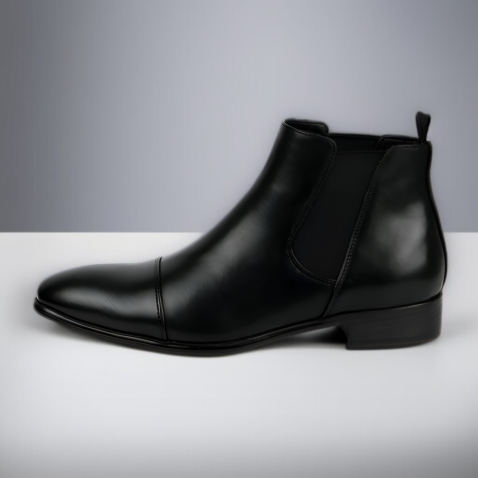 メンズ ブリティッシュスタイル レトロチェルシーブーツ