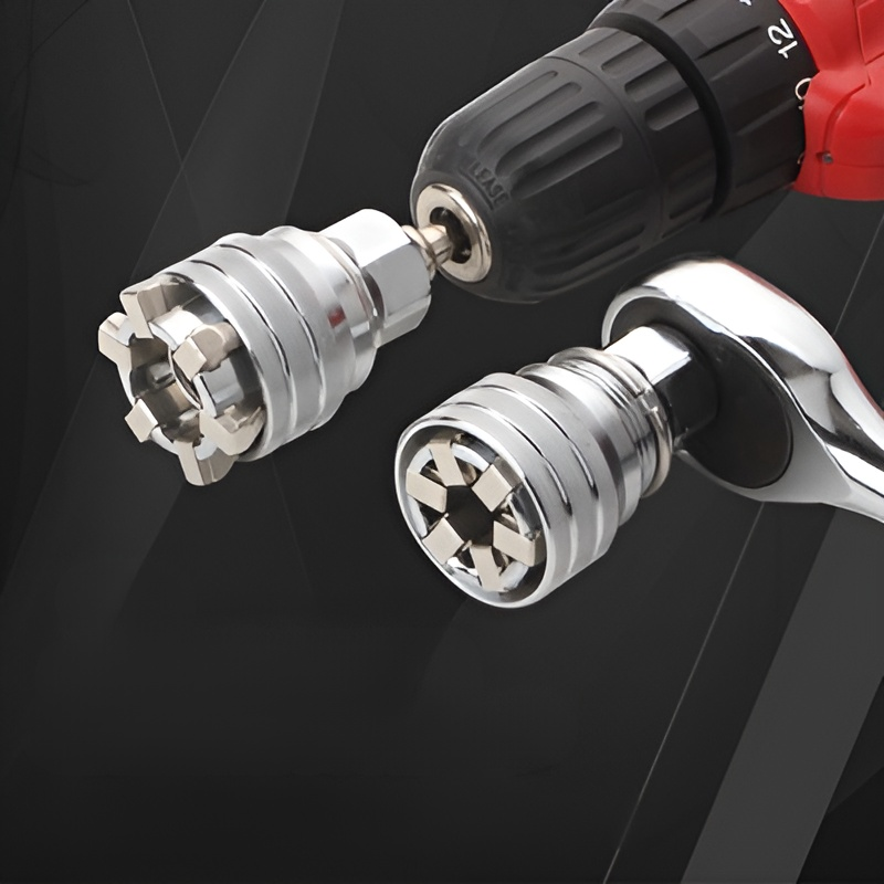 Adjustable electric wrench magic socket tool