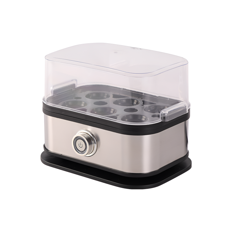 Stainless steel egg cooker electric steam cooker anti-dry burning one-button operation small mini po