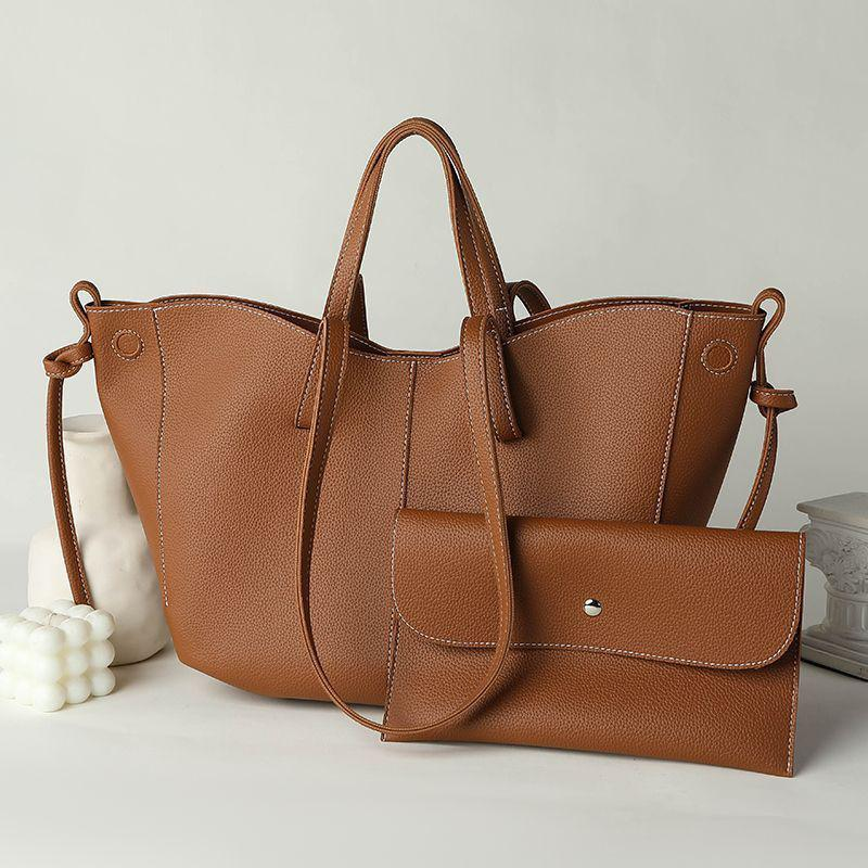 手提包托特大容量單肩時尚女包高級通勤腋下包