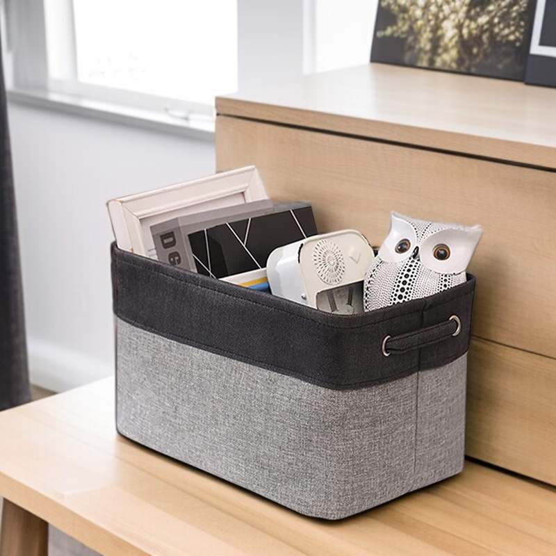 Cotton Linen Clothes Foldable Organizer Box