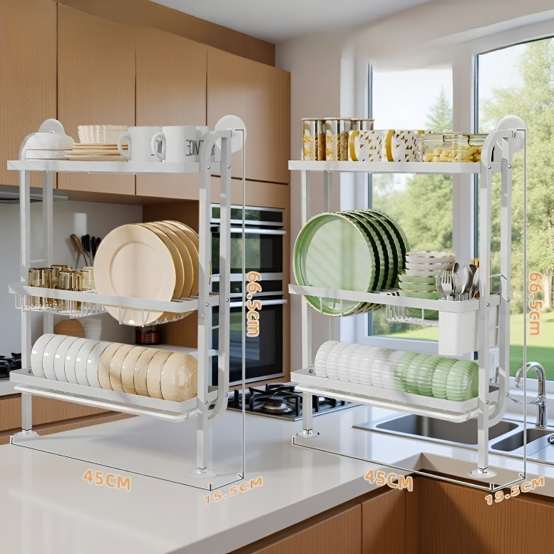 Solidny wieszak na garnki bez wiercenia