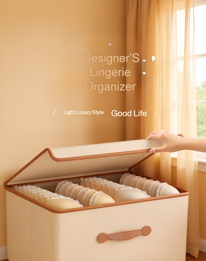 Extra large storage box with lid for quilts and clothes