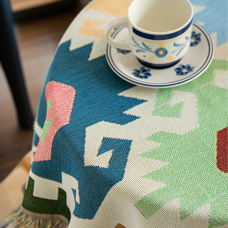 에스닉 차박 캠핑 담요 러그 카페트 