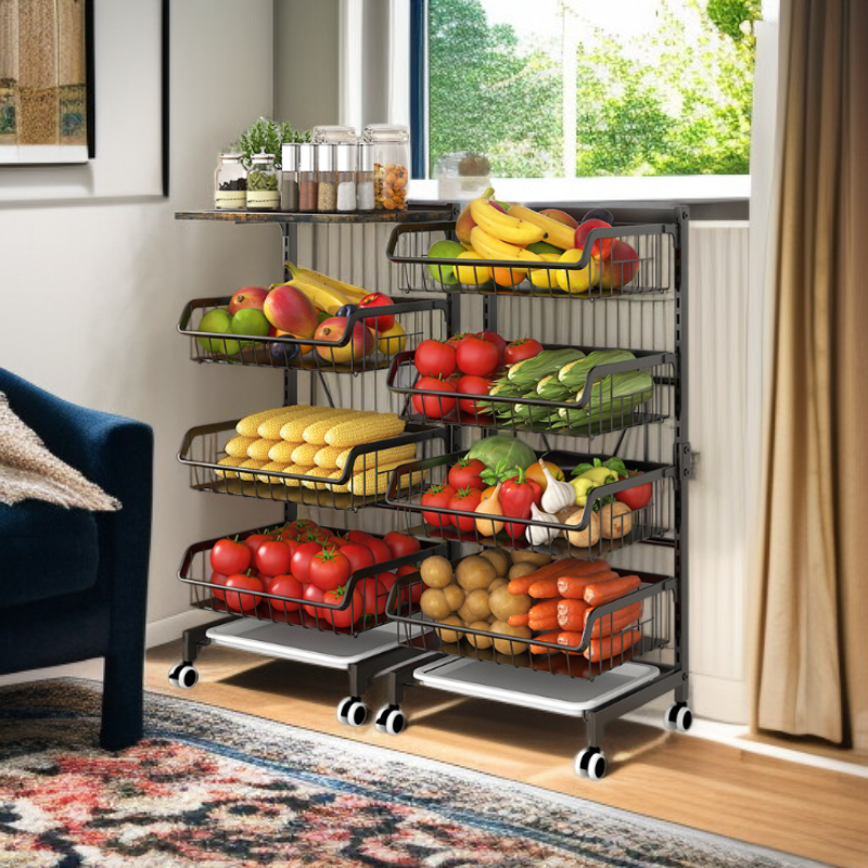 رف مطبخ متعدد المستويات