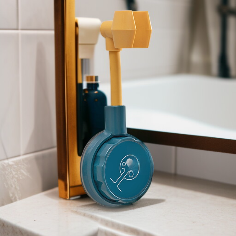 흡착컵이 있는 조절식 샤워 헤드 거치대