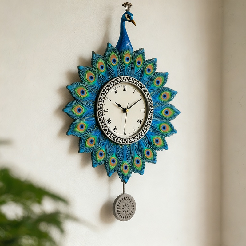 공작 예술 벽걸이 시계