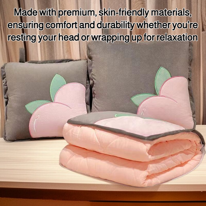 Dual-purpose pillow quilt