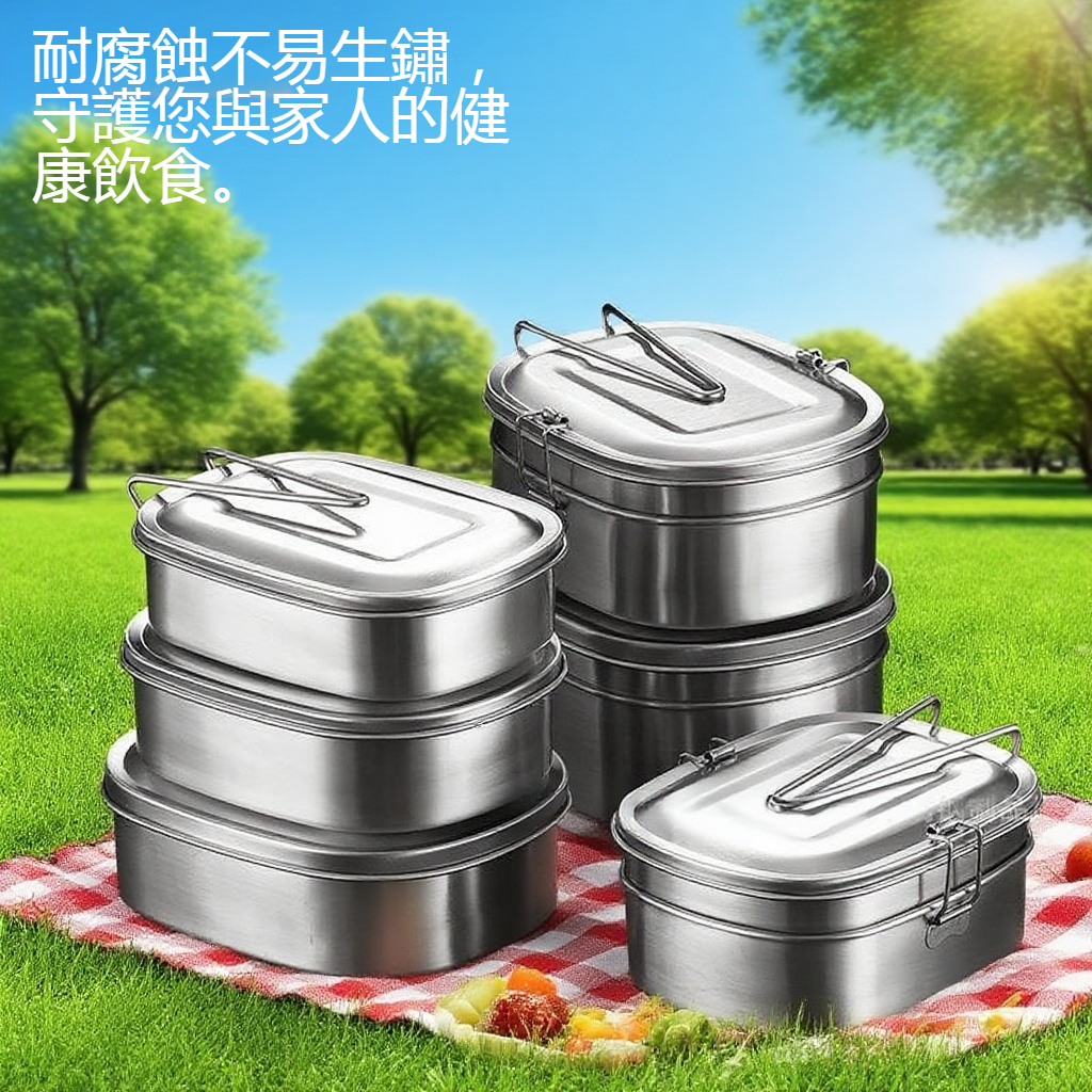 304不銹鋼多層帶蓋餐盒