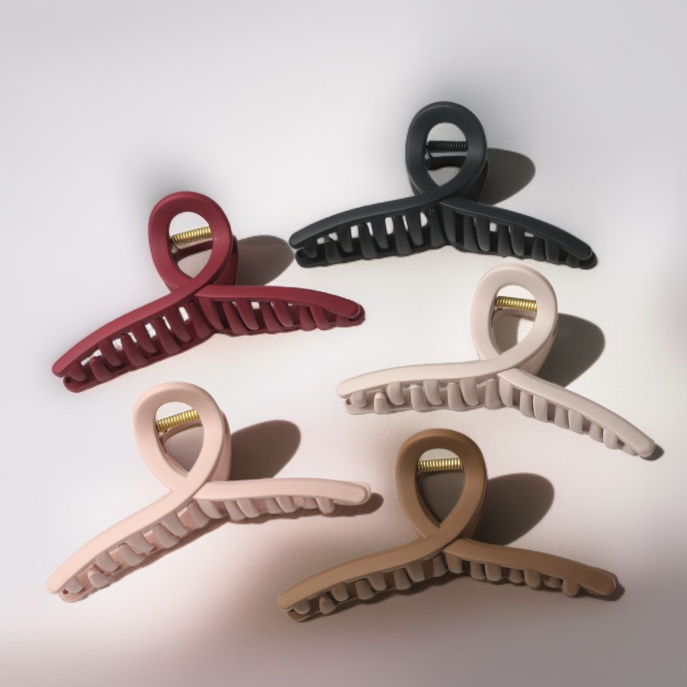 머리 뒤쪽에 착용 가능한 실리콘 헤어핀, 가볍고 상어로부터 보호