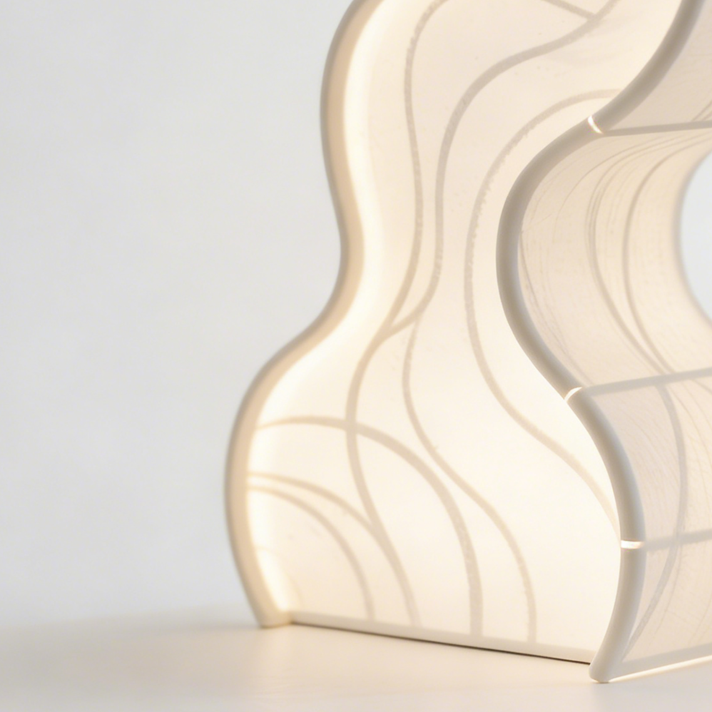  Set de 2 veioze de pat cu design unic