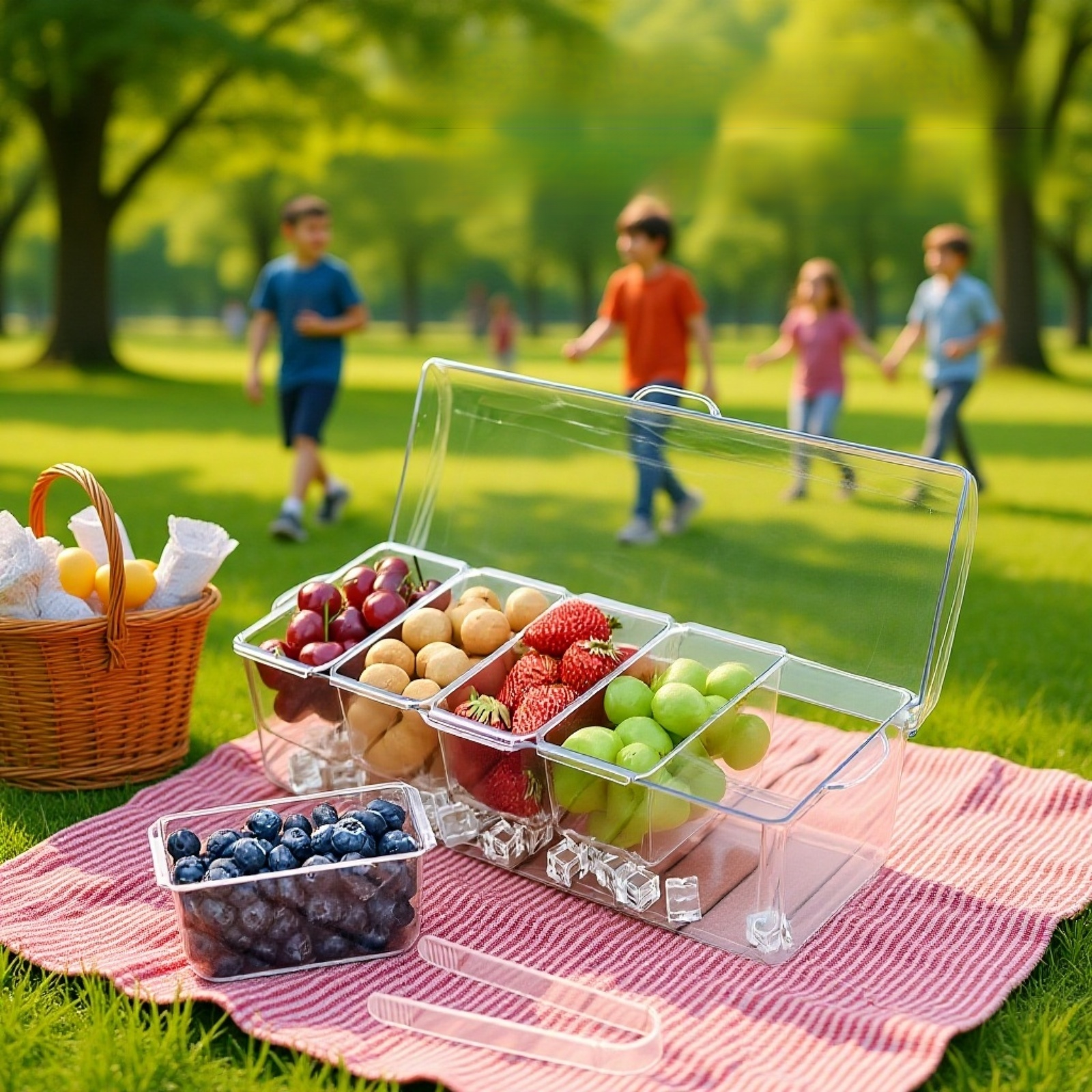 Contenedor para alimentos fácil de transportar