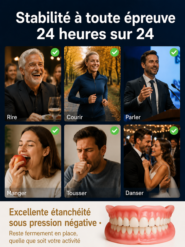  Ensemble complet de prothèses dentaires haut de gamme