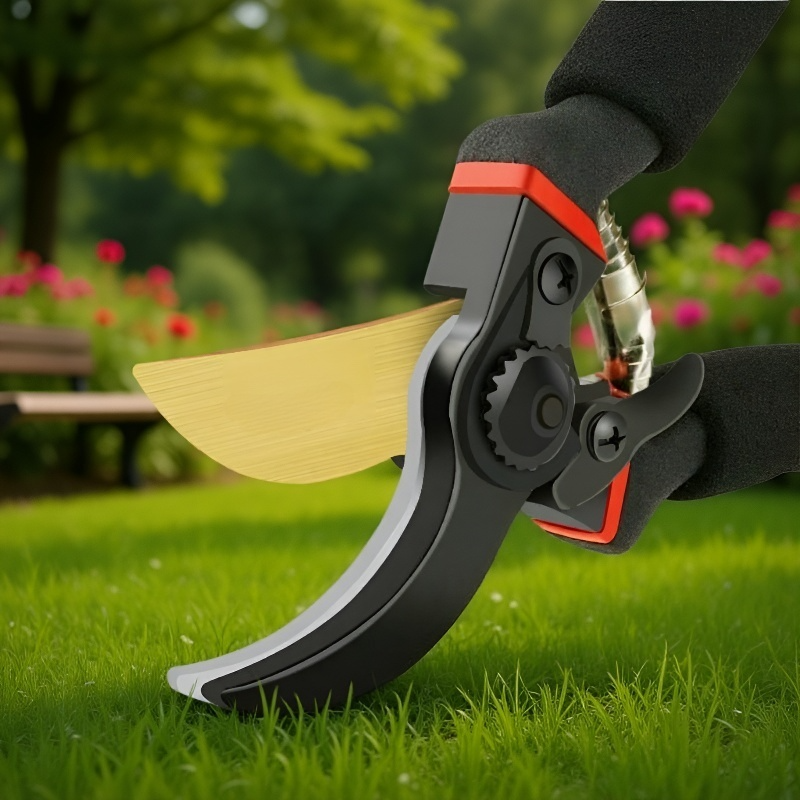 Tijeras de poda resistentes al óxido y ahorradoras de esfuerzo, para árboles frutales y flores