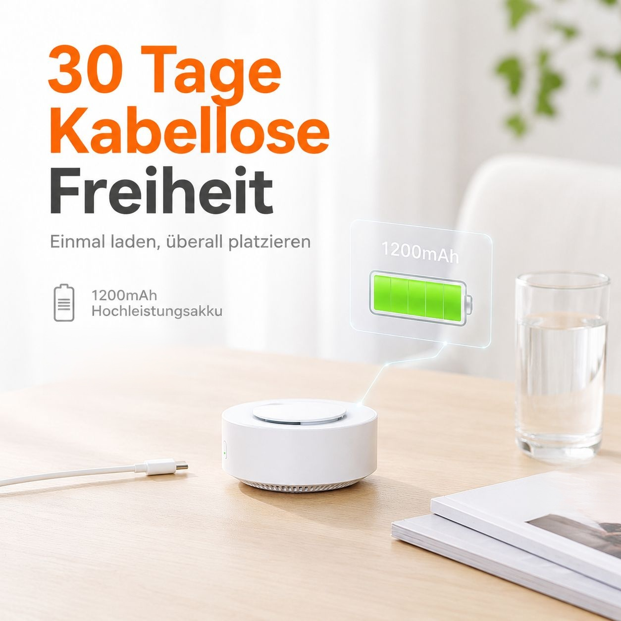 Elektrischer Diffusor mit LED-Stimmungslicht und Mückenabwehr, Raumduftgerät