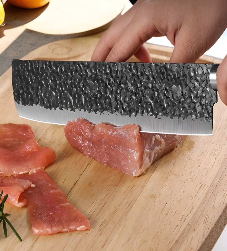 주방 인테리어와 어울리는 나무결 주방칼