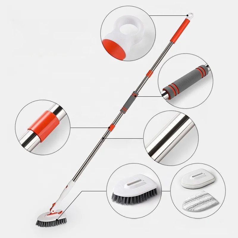 180°回転可能な長手3 in 1プレートブラシ