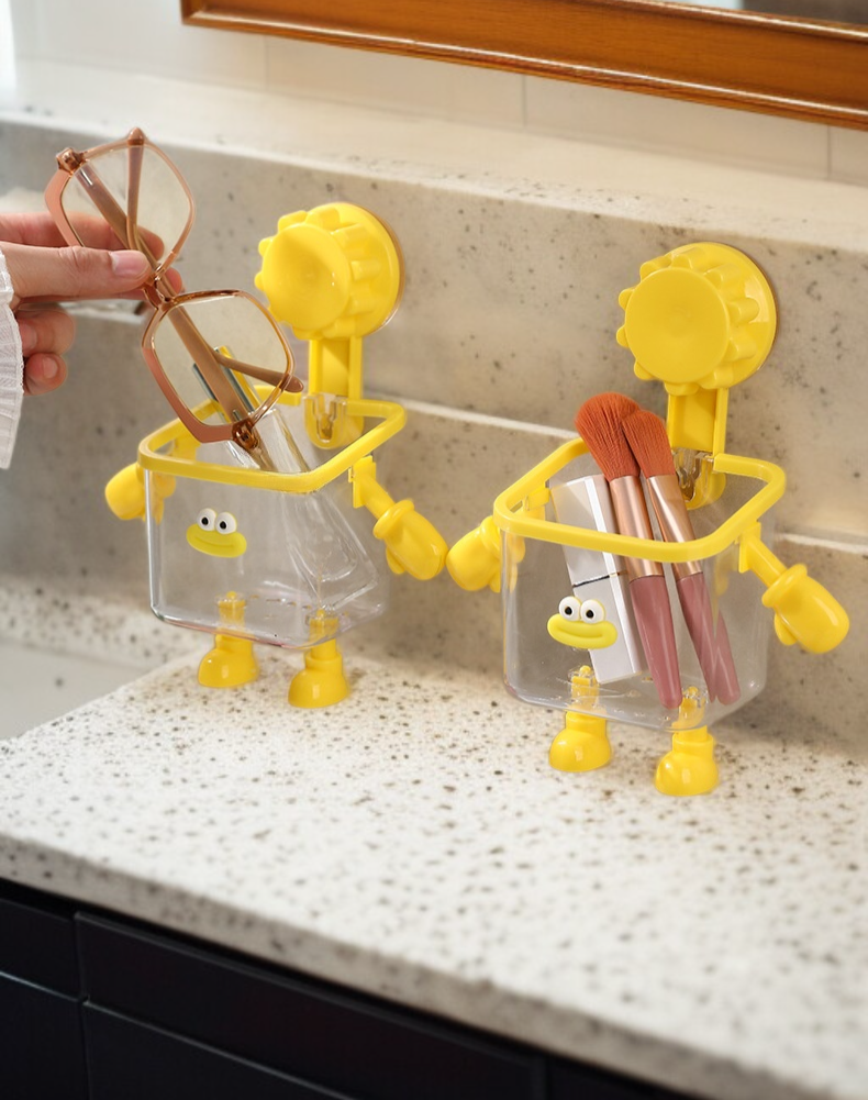 욕실 용품 정리용 흡착식 수납 선반