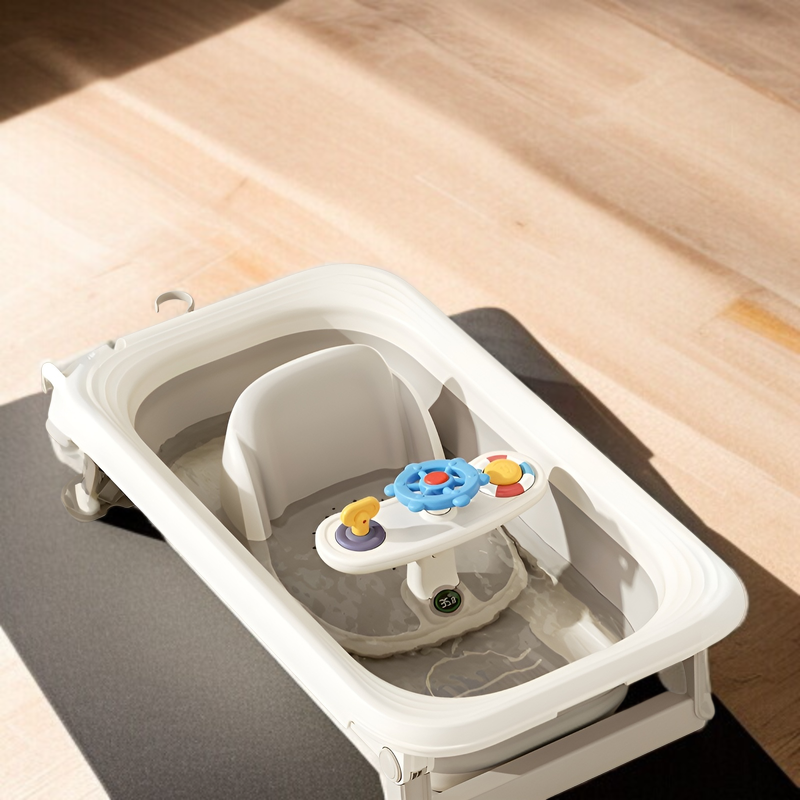 Babybadewanne Badehocker Kinderbadesitz Rutschfester Sitzstuhl Spaßspiel Babybadewanne Universalbade
