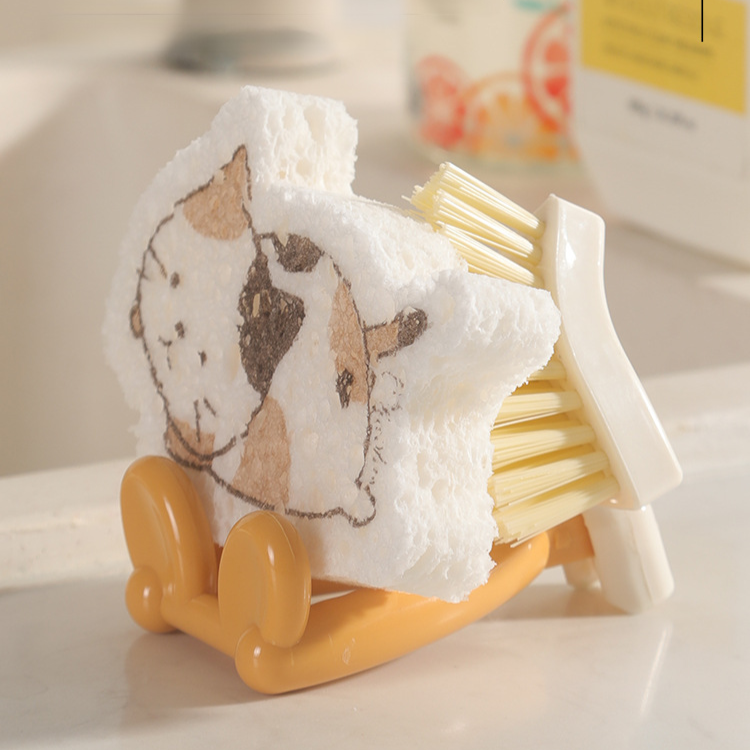 折りたたみ三角形隙間掃除ブラシ