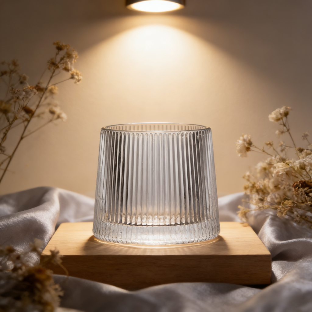 Drehendes Whiskyglas