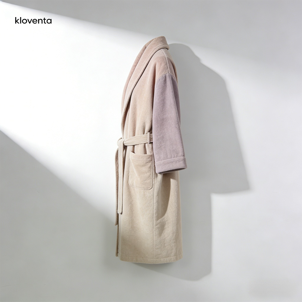 면 소재 목욕가운