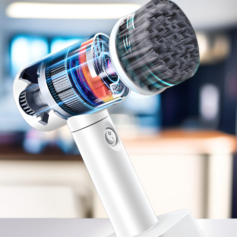 เครื่องขัดทำความสะอาดไฟฟ้าแบบพกพาไร้สาย สำหรับขัดครัว ห้องน้ำ จาน และรองเท้า