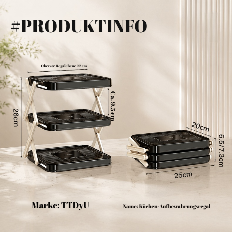 Küchenregal mit praktischem Design