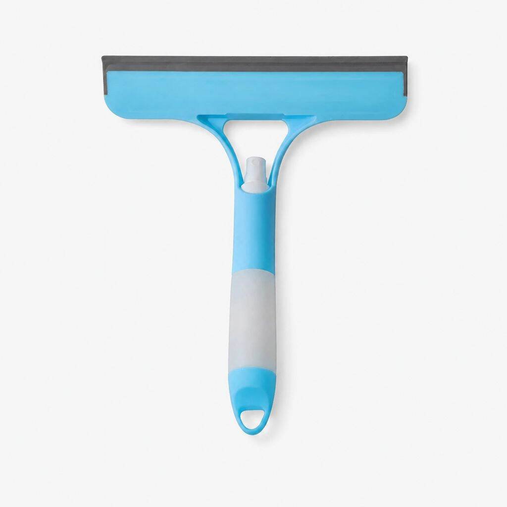 Multipurpose Shower Squeegee with Spray Bottle, Bathroom Glass and Floor Window Cleaning Tool