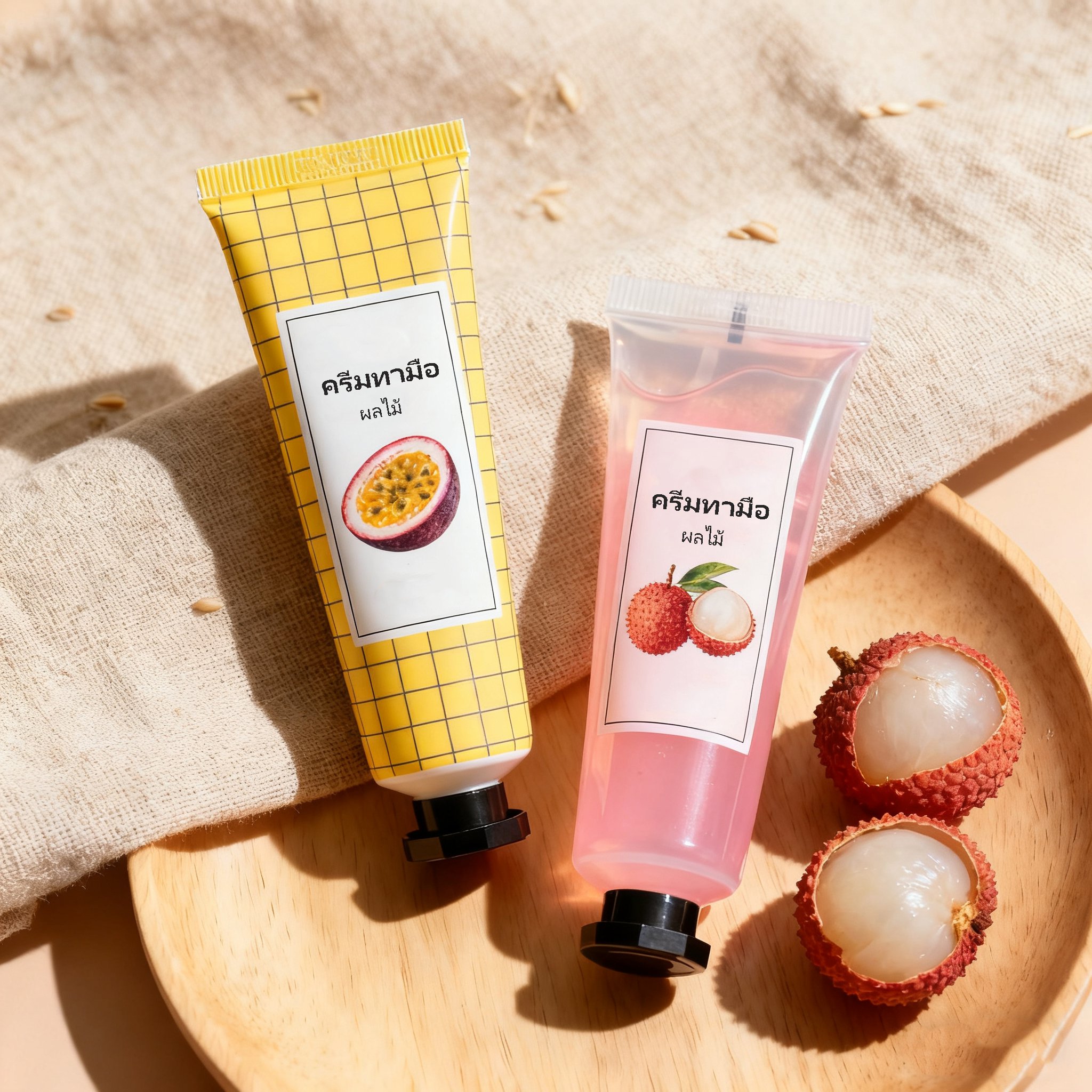 ครีมบำรุงมือกลิ่นผลไม้สดชื่น ขนาด 30 มล. แพ็ค 2 ชิ้น