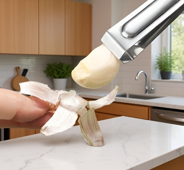 Durable garlic peeler made from stainless steel