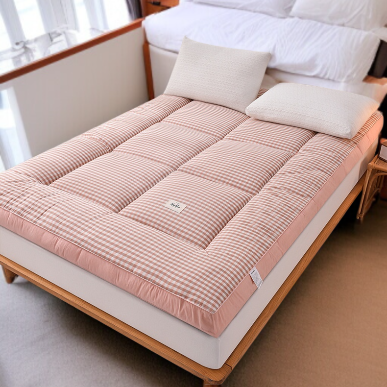 기숙사 학생 매트리스 두꺼운 진드기 방지 매트리스 이불 보호대 피부 친화 벨벳 학생 기숙사 요 접이식 침대 쿠션