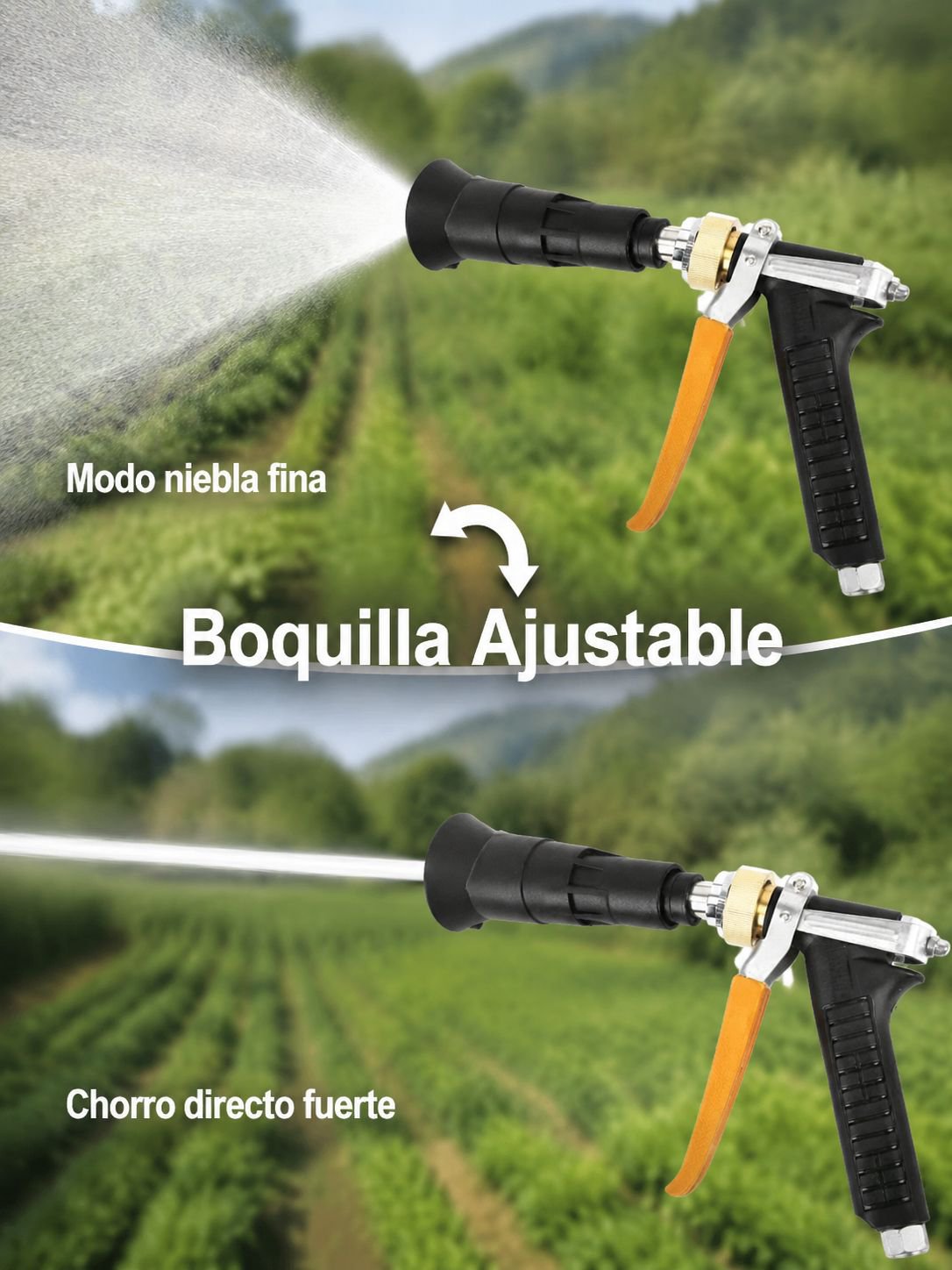 Pistola pulverizadora de alta presión para máquina de fumigación