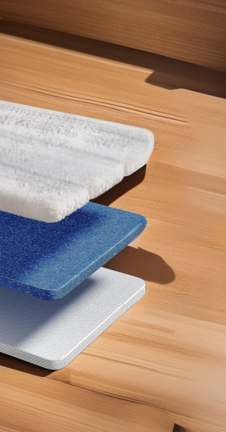 ممسحة للأرضيات والزوايا بدون جهد يدوي