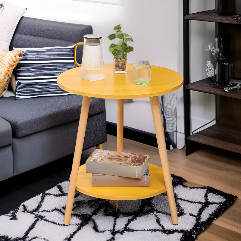 다기능 소형 티테이블 모던 심플 베란다 미니 라운드 테이블