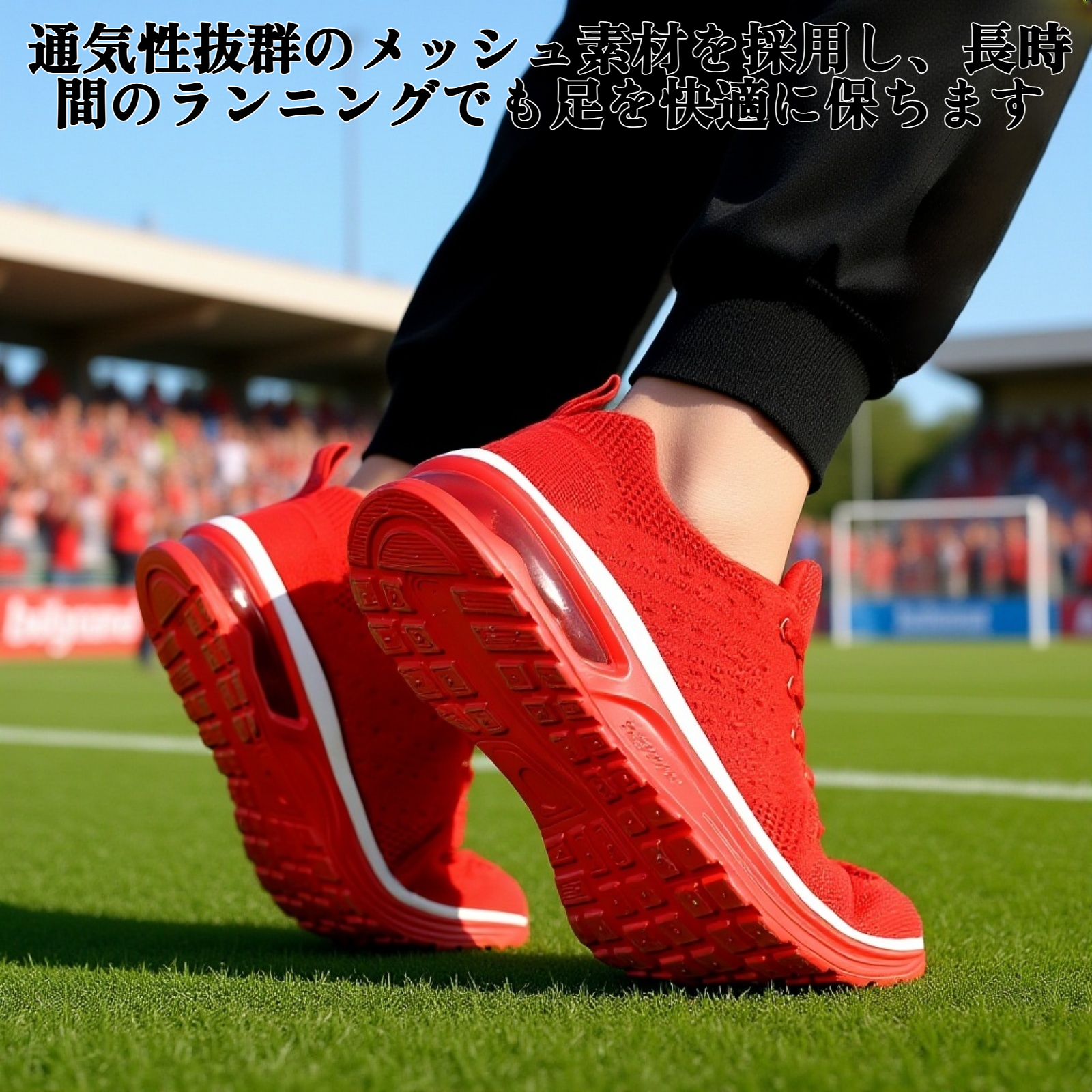 メッシュカジュアルランニングシューズ